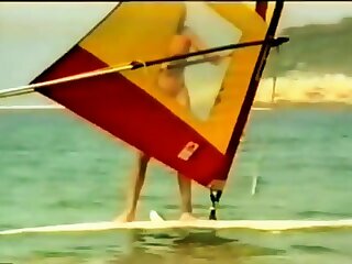 Windsurfing in the Nude (Vintage)