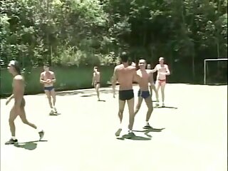 Competition in football on stripping boys porn