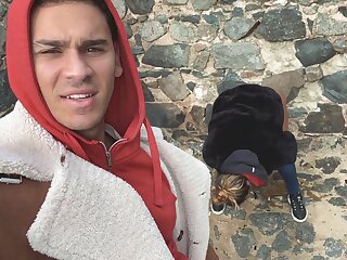 Portuguese GF filmed by BF pissing on ancient castle - ThisVid.com