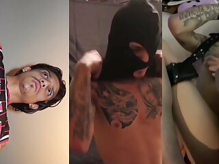 Tatted Latino gangster boy gets sucked by two dudes - ThisVid.com