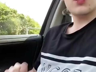 Rubax Video - Cute Twink Boy Knocks One Out In The Car