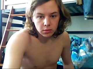 Hot Wanker on webcam.