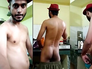 Indian Desi Web Cam star nude show from his Kitchen - ThisVid.com