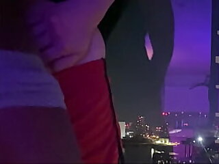 Fucked Bareback on My Balcony