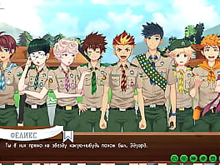 Game: Friends Camp, Way 2, Episode 34 - Building in the camp (Russian voiceover)