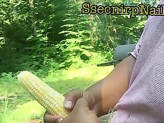 Chucking corn