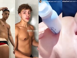 famous tiktoker of skincare goes viral after to stick deodorant in the hole