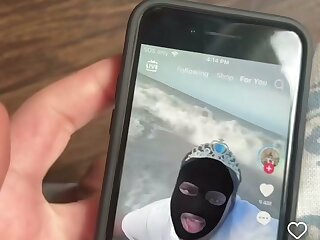 Young IG twink hides and exposes his dick