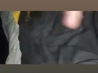 Stroking a big cock