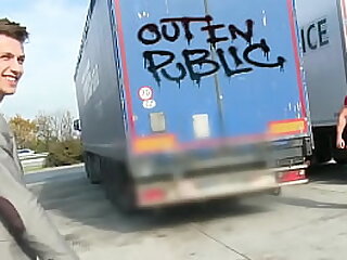 GAYWIRE - Czech Studs Having Gay Sex Out In Public!