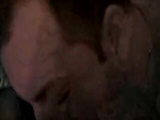 Brit servicing and sucking on his boss ' big cock again