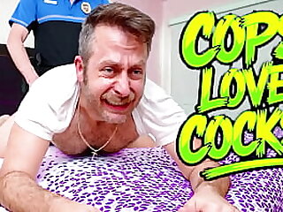 Scott DeMarco’s Gay Porn Patrol: Rugged Joel Takes Cop’s Deep Anal Thrust