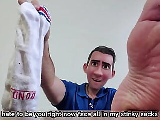 STEP GAY DAD - STRAIGHTEN OUT & BE A GOOD STUDENT OR YOU WILL END UP HERE IN DETENTION&excl; THIS TEACHER HAS A VERY CROOKED WAY OF STRIGHTENING OUT MISBEHAVING STUDENTS INCLUDING USING HIS SMELLY SOCK