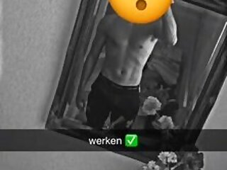 Dutch baited guy cum