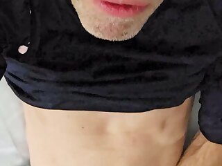 Stroking my faggot cock praising ALMIGHTY SATAN to use me like the whore I am