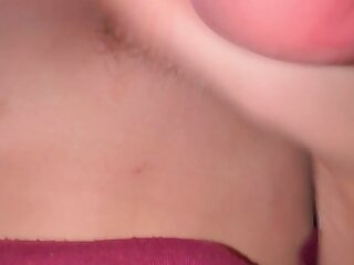 Jerks off in bed room and cums