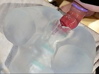 Cumshot Massif sur Vaginette Translucide &ndash; Slow Motion Finale