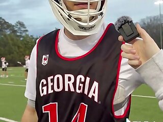 Watch these LaCrosse players get interviewed. Tiktok @ uga_lacrosse