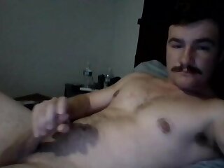 Straight East Coast Young Mustached Stud 3