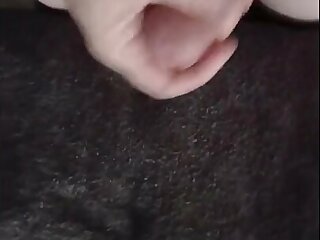 A short wank session and a big cumshot at the end.