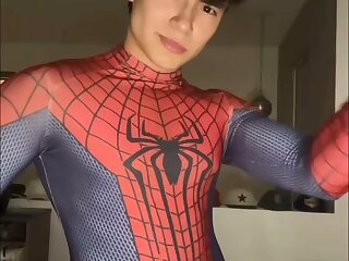 Watch this compilation of spiderman's in their suits having fun.